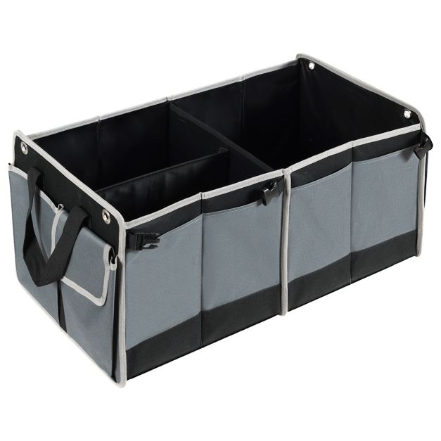 Boîte rangement pliable voiture sac de coffre à outils organisateur  Multi-usage
